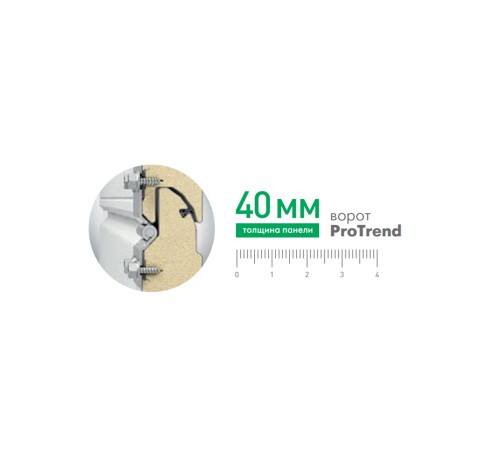 Промышленные секционные ворота Alutech 6000х6000 мм